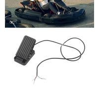 Pedale Acceleratore Go Kart Con Cavo 1m, Controllo Velocità, Golf Cart Nero ABS