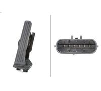 Pedale acceleratore HELLA 6PV 011 040-711 per AUDI A3 (8P1) 2 2003-2008