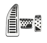 Pedale acceleratore per Auto in Acciaio Inossidabile Pedali Freno Copri Pedali Accessori, per Jeep Renegade Compass Fiat 500X 2014-2020, con Stile 2 Resto