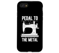 Pedale alla macchina da cucire per fognature in metallo Custodia per iPhone SE (2020) / 7 / 8