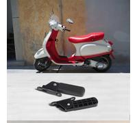 Pedale anteriore ciclomotore elettrico metallo e gomma colore nero due stili dis