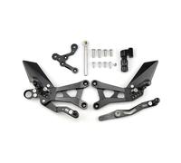 Pedale Cambio Per YZFR6 Per YZF-R6 Per YZF R6 2017-2022 Pedane Arretrate Per Motociclette Pedane Arretrate Pedane Leva Cambio Kit Freno(Black 4)