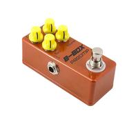 Pedale degli Effetti della Chitarra Elettrica con Manopole del Volume dei Bassi di Guadagno Vero Bypass per i Chitarristi