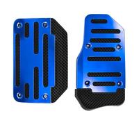 Pedale Del Freno A Gas Kit Di Cuscinetti Per Pedali Antiscivolo Per Freni Acceleratori E Pedali Universali Per Auto In Alluminio Automatici(Blue)