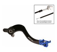 Pedale Del Freno Posteriore Rfx Pro Ft-Azzurro Per Moto Ricambi Accessori Parti