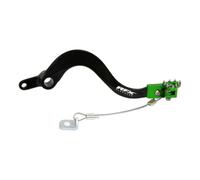 Pedale Del Freno Posteriore RFX PRO SERIES-Punta Pieghevole-Nero/Verde Per Moto
