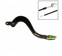 Pedale freno RFX Pro standard hard anodized nero / verde KXF 250 fino 2020