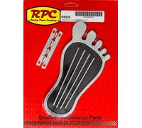 Pedale Del Gas Barefoot In Acciaio Cromato RACING POWER CO-PACKAGED R8520