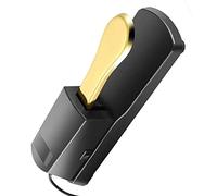 Pedale del Piede del Pianoforte con Cavo Tastiera Antiscivolo Pedale per Tastiera per Rollio a Mano e Pianoforti Elettronici (Oro)