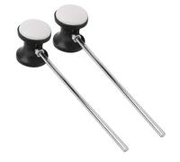 Pedale del Tamburo a Doppio Basso, Pedale del Bassino Mazzi di Tamburo di Bassino 2 Pcs a Pedale a Doppio Lato Tamburo Tamburo Tamburo Tampone Bastoncini a Percussione per Bassi per Bassi