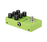 Pedale Delay Analogica per Chitarra per m-vave Classic 600ms True Bypass Alimentazione USB Pedalboard Rock per jazz Metallo Verde 114x68mm
