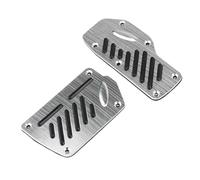 Pedale Della Frizione Dell'auto Kit di copripedali universali in alluminio per cambio automatico, freno, carburante e gas(Automatic Black)