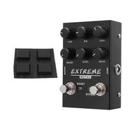 Pedale dell'effetto chitarra professionale a 10 bande eq controllo di distorsione in metallo con opzioni di modellatura di toni larghi per la costruzione in lega di performance
