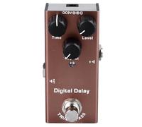 Pedale dell'effetto della chitarra elettrica singolo tipo regolazione accurata in lega in alluminio mini pedale dell'effetto per chitarristi prassi delle performance (Ritardo digitale (08))