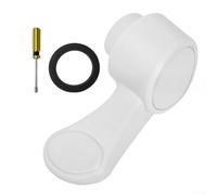 Pedale di ricambio per WC per camper, leva di scarico in plastica ABS, compatibile con WC per camper serie 300 310 320 321, nero