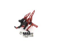 Pedale di riposo Pedale Anteriore Regolabile, Pedane Arretrate, Accessori Per Pedali Per KAWASAKI Z900 2017-2024 2023 2022 2021 2020 2019 2018(Red)