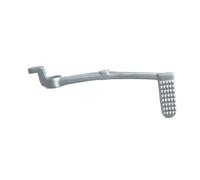 Pedale di riposo Pedale Freno Posteriore Di Ricambio Per Moto, Accessorio Per Benelli BJ600GS, BN600, TNT600, BJ250, Leocino 250(Silver)