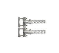 Pedale di riposo Pedali Universali Per Moto Per Ducati Multistrada 620DS / 1000DS 1100 1100S 2005 2006 2007 2008 2009 Poggiapiedi Pieghevoli(Silver)