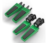Pedale di riposo Pedane Anteriori E Posteriori Per Moto Per Aprilia RSV1000 Mille 1998 1999 2000 2001 2002 2003 Poggiapiedi Girevole(Vert)