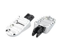 Pedale di riposo Pedane Anteriori Per Moto, Poggiapiedi, Allargamento Pedale, Per Harley Per Breakout FXBR 107 2018-2019, Accessori(Silver)