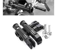 Pedale di riposo Pedane Anteriori Poggiapiedi Posteriori Pedana Ricambi Parti Di Ricambio Per YAMAHA FZ6 600 N/S Per Fazer 2004-2006(Black)