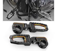 Pedale di riposo Pedane Poggiapiedi Con Paraurti Motore Per Harley Road King FLHR 2014-2023 2022 2021 2020 2019 2018 2017 2016 2015(Orange)