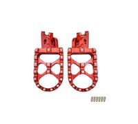 Pedale di riposo Poggiapiedi Per HONDA CRF250X CRF450X 2004-2021 2020 2019 2018 2017 2016 Poggiapiedi Per Motociclista(Red)