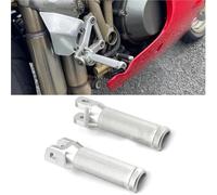 Pedale di riposo Poggiapiedi Pilota, Poggiapiedi Anteriore, Pedane, Parti Di Ricambio Per DUCATI Panigale 899 2014-2015, Accessori Per Moto(Silver)
