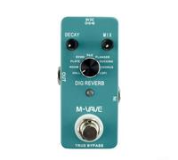 Pedale digitale per riverbero per chitarra con 9 tipi e True Bypass per M-Vave Dig Reverb