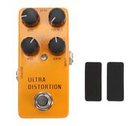 Pedale Distorsione Chitarra High Gain in Alluminio con True Bypass DC9V - Suoni Potenti e Vibranti, Controllo Tono Raffinato, Ideale per Metal e Rock