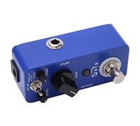 Pedale Distorsore, Effettore Chitarra Elettrica Piccolo Buona Risoluzione Tonale All Metal Shell Sound DC 9V con Adesivo per Suonare