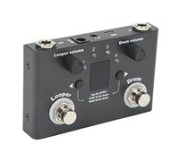 Pedale Drum Looper 4 Posizioni di Archiviazione 11 Minuti di Tempo di Registrazione Pedale Effetto Loop in Metallo per Musicisti Creativi