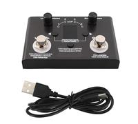 Pedale Drum Looper con 30 set di batteria, pedale effetto loop di frase wireless, 11 minuti di tempo totale di registrazione, 4 posizioni di memoria, accordatore integrato per chit