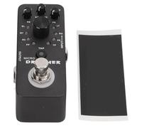 Pedale Drum Machine con 121 Drum Loops, Effetto Monoblocco per Chitarra Elettrica, True Bypass, Alimentazione 9V DC - Compatto e Robusto, Interfacce Audio 1 / 4in, Lunga Durata