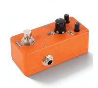 Pedale Effetti Chitarra Elettrica, Mini Modulation Amplificatore Simulazione, Metallo Resistente - Controlli Potenti, Design Portatile, Suono Personalizzabile per Rock e Metal (Ritardo arancione)