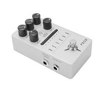 Pedale Effetti per Chitarra Elettrica, Pedale Effetto Riverbero Naturale DC9V Argento per la Casa