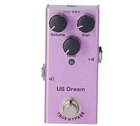 PEDALE EFFETTI PER CHITARRA ELETTRICA US DREAM DISTORTION HIGH GAIN TONI TRUE BYPASS VIOLA DC 9V JDF 4 PER ROCK STAR