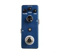 Pedale effetto chitarra compatta con overdrive analogico basato su stile classico Silente, voce per modellatura del suono personalizzata