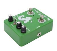 Pedale Effetto Chitarra, Regolabile Tono e Vero Bypass, Octave Fuzz, Involucro Metallico Verde, per Chitarristi Elettrici, Live, Studio, Pratica
