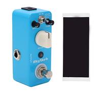 Pedale Effetto Chitarra Skyverb Digitale, 3 Tipi di Riverbero, True Bypass, Accessorio Strumentale Blu - Design Compatto, Segnale Pulito, Facile da Trasportare