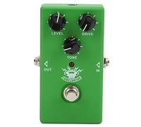 Pedale Effetto Overdrive per Chitarra Con Suono Caldo Analogico Guscio in Metallo Verde Dimensione Compatta per Chitarristi in Pratica e Palco