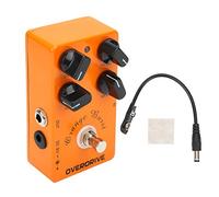 Pedale effetto Overdrive SustVita con controlli guadagno, alti, volume e bassi, basso consumo di 30 mA, corpo in alluminio portatile per configurazioni di chitarra elettrica