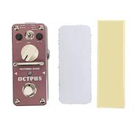 Pedale Effetto per Chitarra e Basso, Polyphonic Octave in Metallo Rame, True Bypass - Tracking Veloce e Controllo Preciso, Adatto a Musicisti e Performer