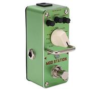 Pedale Effetto per Chitarra MOD STATION 11 Ensemble di Modulazione di Effetti con Guscio in Metallo Verde