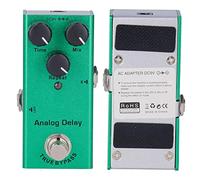 Pedale Effetto per Chitarra, Pedale Effetto Ritardo Analogico Mini True Bypass DC 9V, Lega di Alluminio, JDF-10