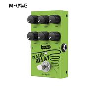 Pedale effetto ritardo classico M-vave, pedale effetti per chitarra True Bypass con tempo di ritardo da 600 ms per basso elettrico