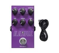 Pedale Effetto Ritardo, DC9V 9 Effetti Mini Pedale Effetto Chitarra Custodia in Metallo Pedale Audio Uscita Ingresso Mono da 1/4 Pollici, Viola