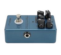 Pedale Effetto Ritardo Magnetico per Chitarra, Controllo Flutter e | Ritardo da 40 a 600 ms per slap-back o ambient, modulazione con feedback visivo LED, costruzione interamente in metallo blu
