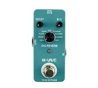 Pedale effetto riverbero per chitarra, supporto per M-VAVE DIG REVERB Standard con 9 opzioni di riverbero Hall RooFor M Plate Spring Ducking Chorus LoFi True Bypass