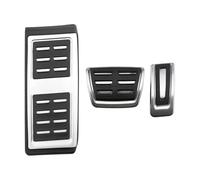 Pedale Freno Auto Per VW Per Golf 7 8 Per GTi MK7 Per Polo A05 Per Passat B8 LHD Pedali Per Auto Copripedali In Acciaio Inossidabile Accessori(AT with Rest)